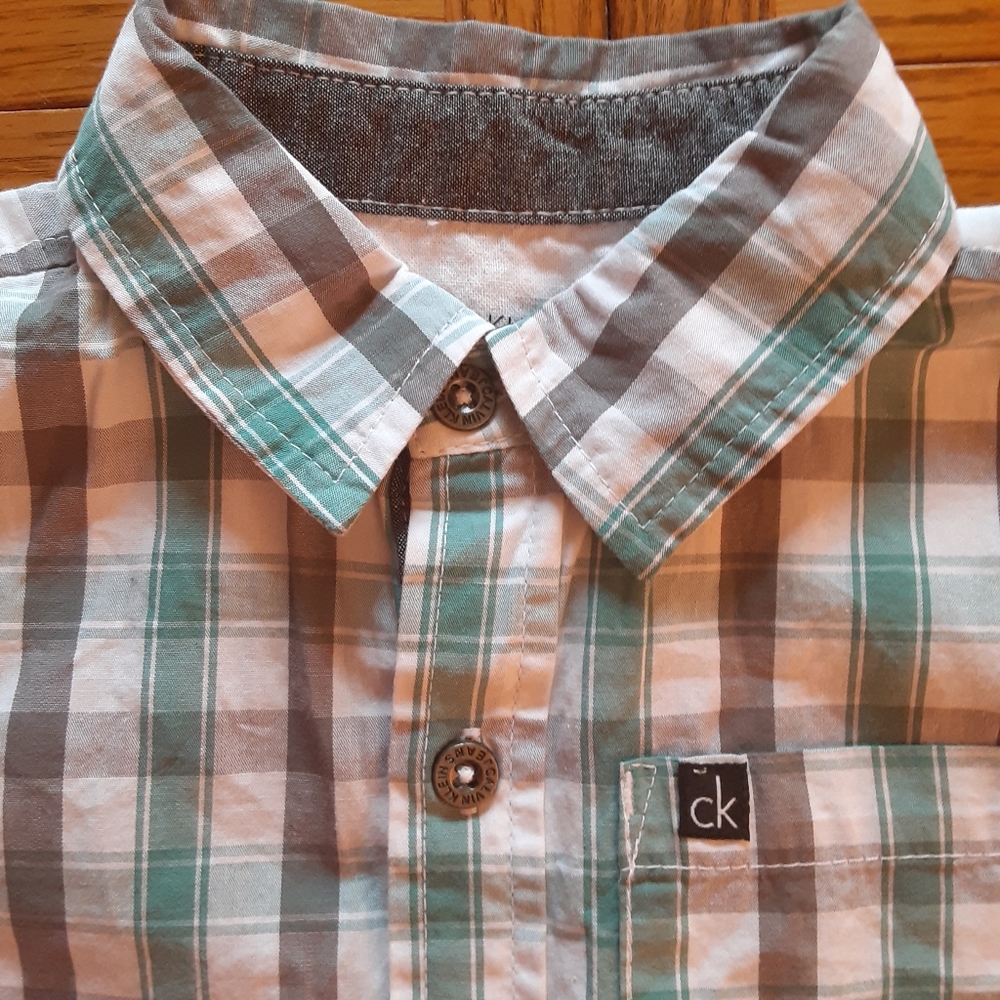 Calvin Klein button-down toddler shirt